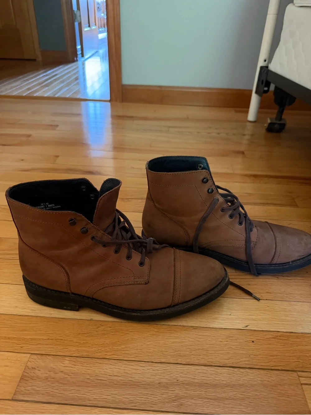 Thursday Boot Company Men's Brown Lace-Up Leather Boots